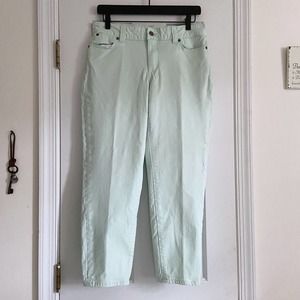 Talbots Mint Green Boyfriend Jeans